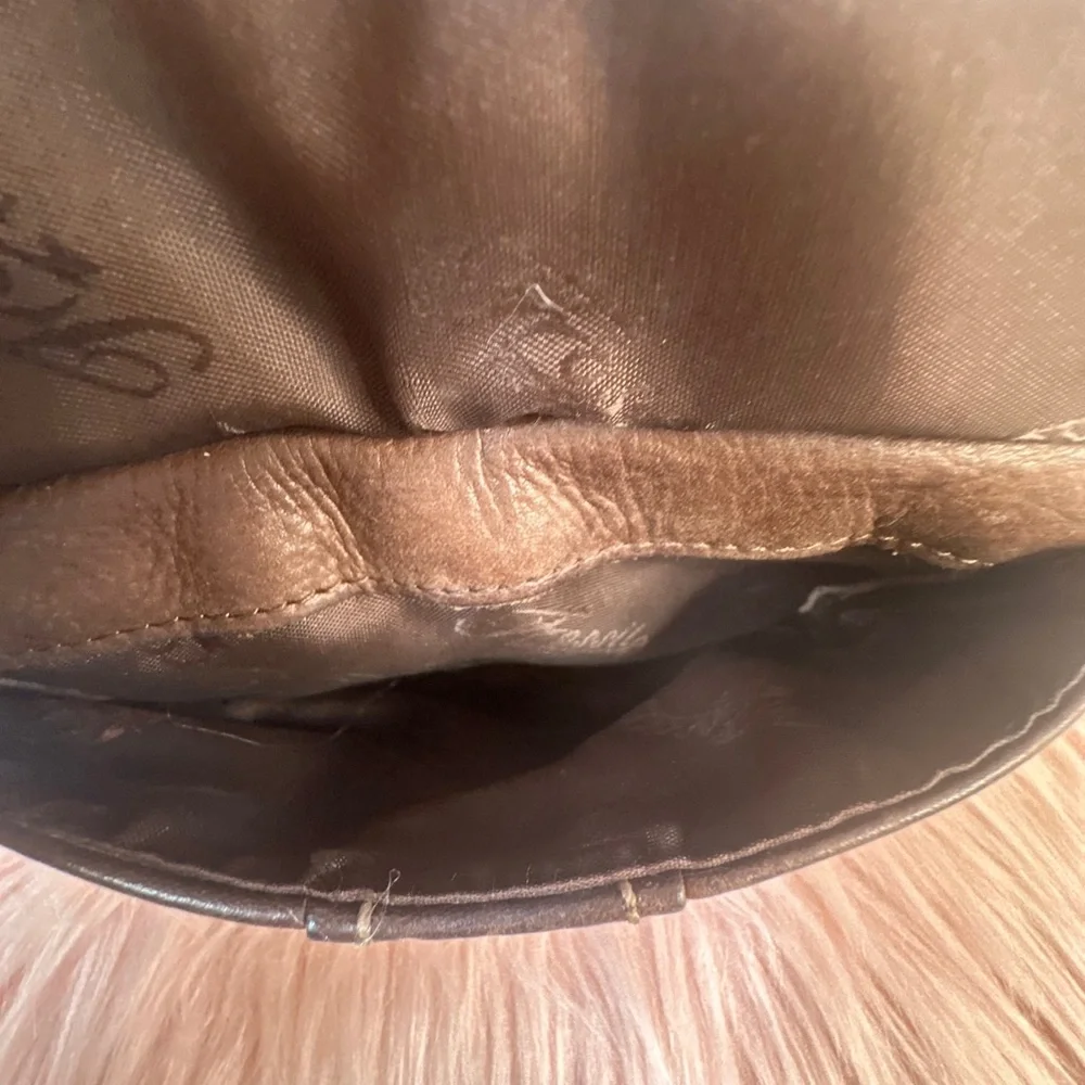 Fossil Tan Leather Hobo Bag